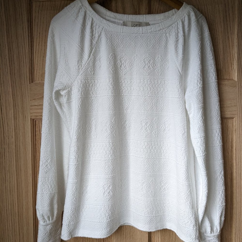 Loft Petites Patterned Blouse - Picture 2 of 10
